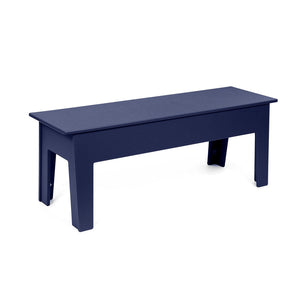 Health Club Bench Benches Loll Designs Large: 58" Width Navy Blue 