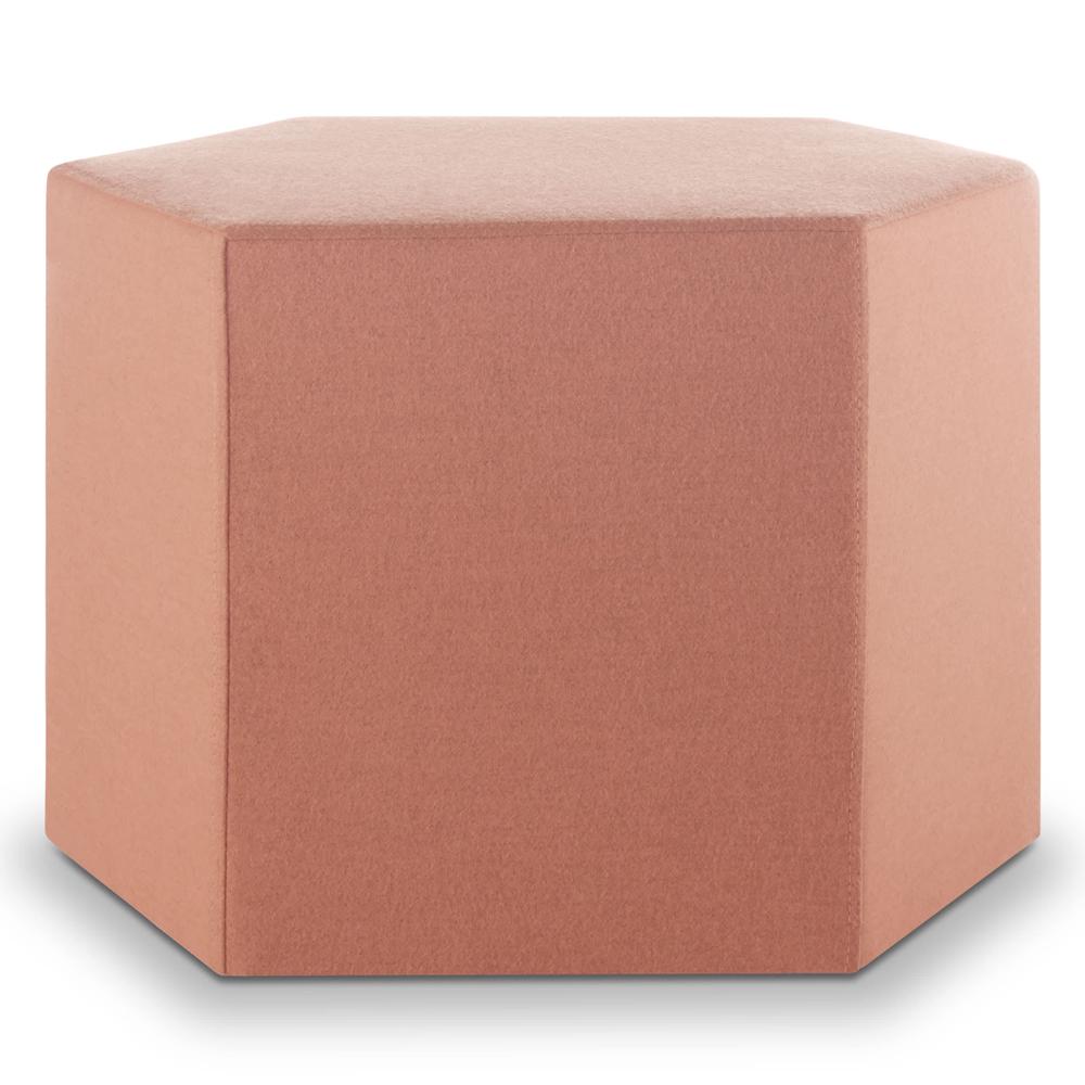 Hecks Ottoman ottomans BluDot Vesper Blush 