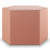 Hecks Ottoman ottomans BluDot Vesper Blush 