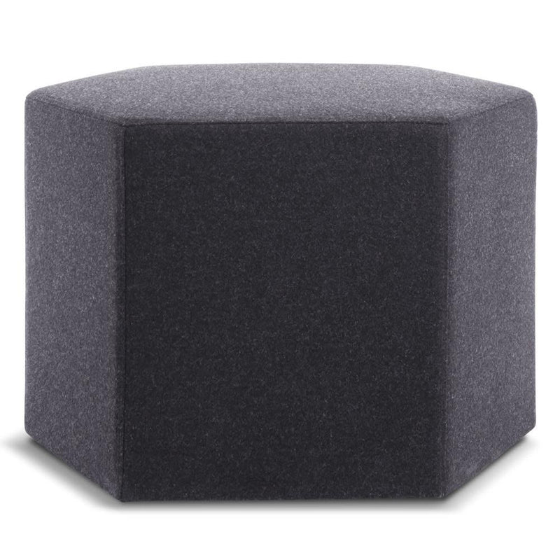Hecks Ottoman ottomans BluDot Vesper Charcoal 