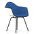 Eames Molded Fiberglass Upholstered Armchair with 4-Leg Base Side/Dining herman miller 