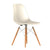 Eames Molded Fiberglass Side Chair with Wood Dowel Base Side/Dining herman miller 