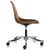 Eames Molded Upholstered Wood Side Chair With Task Base Side/Dining herman miller 