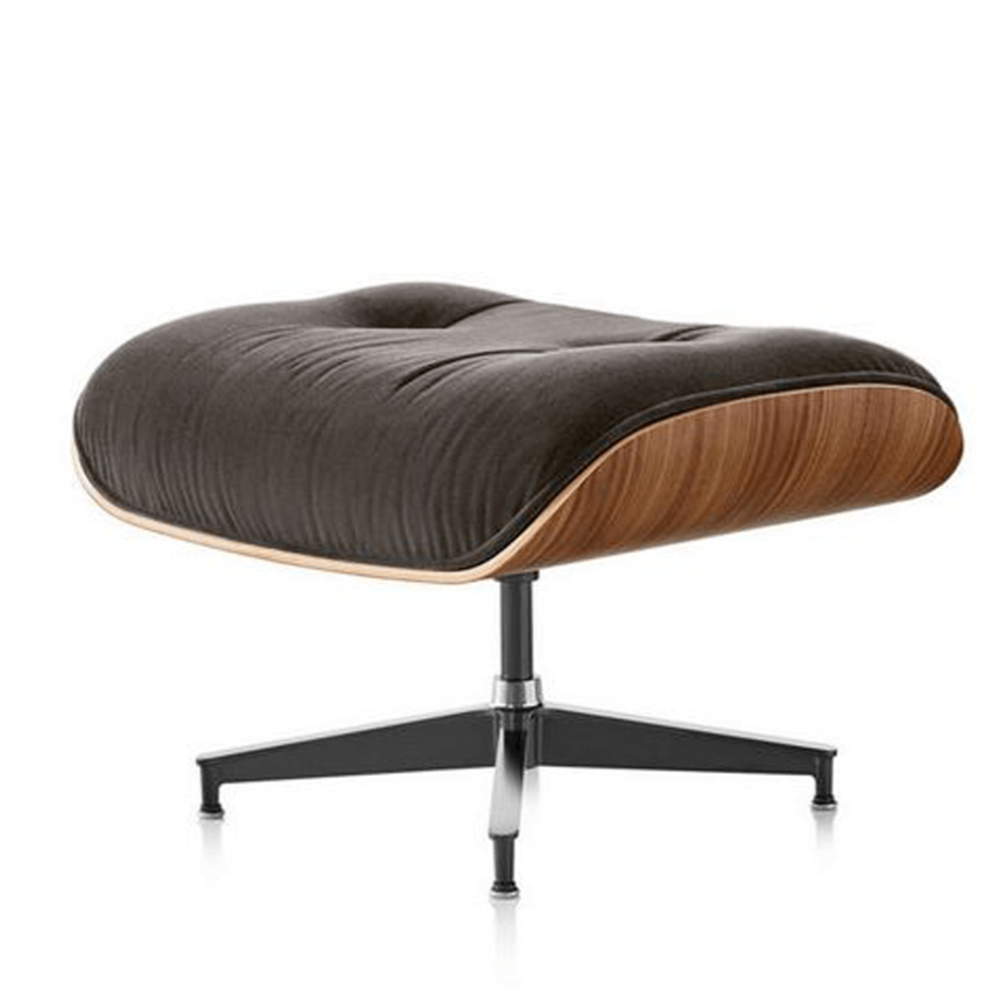 Eames Ottoman In Mohair Supreme ottomans herman miller 