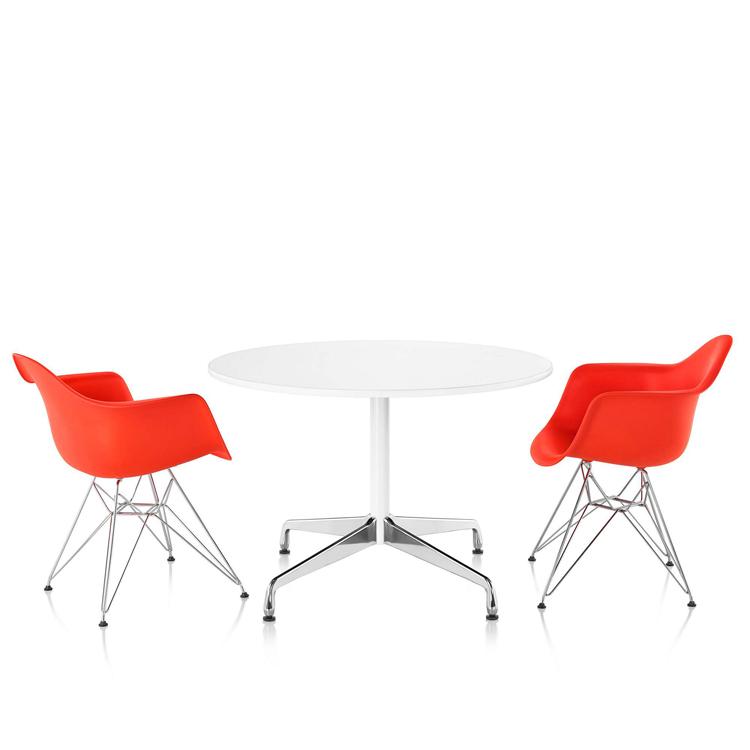Eames Segmented Rundt Eames Round Table with Segmented Base - CA Modern Home