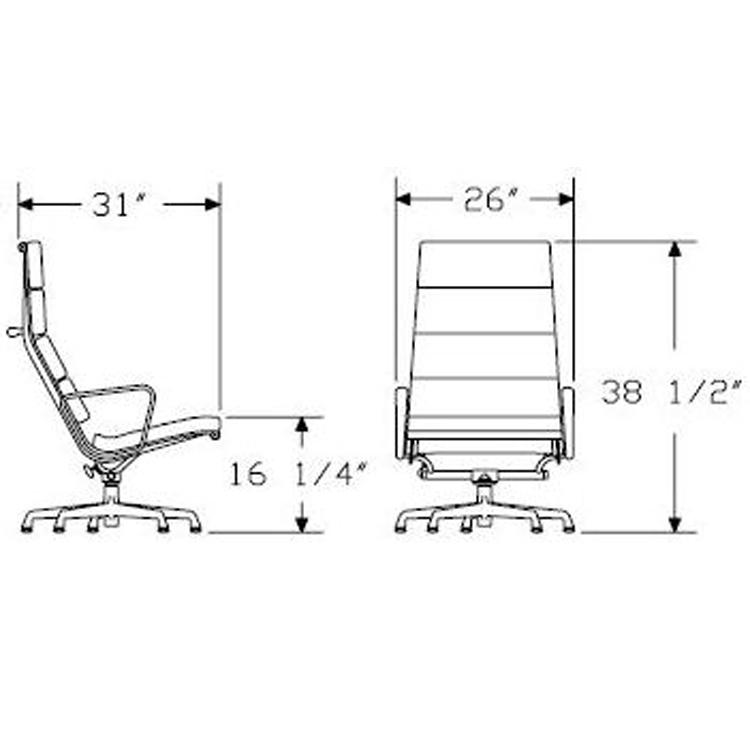 Eames Soft Pad Lounge Chair lounge chair herman miller 