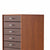 Nelson Miniature Chest 9 Drawer With Pedestal storage herman miller 