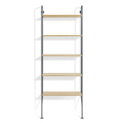 Hitch Bookcase storage BluDot Slate / White Oak 