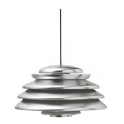 Hive Suspension Light suspension lamps VerPan Polished Aluminum 