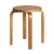 Stool E60 Stools Artek Honey Stained Birch Seat 