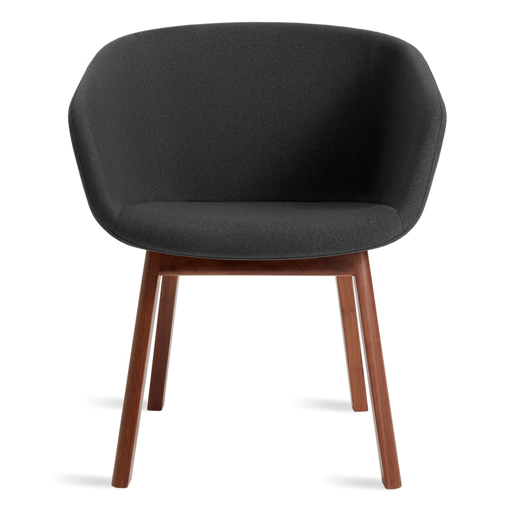 Host Dining Chair Side/Dining BluDot Maharam Meld in Panda / Walnut 