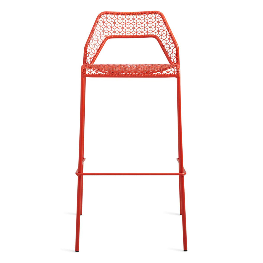 Hot Mesh Barstool bar seating BluDot Humble Red 