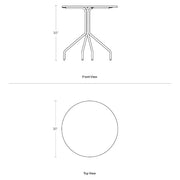 Hot Mesh Cafe Table Dining Tables BluDot 