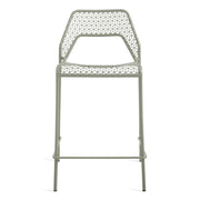 Hot Mesh Counter Stool bar seating BluDot Grey Green 