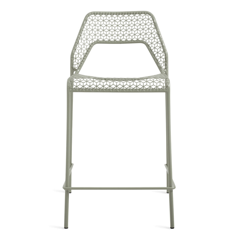 Hot Mesh Counter Stool bar seating BluDot Grey Green 