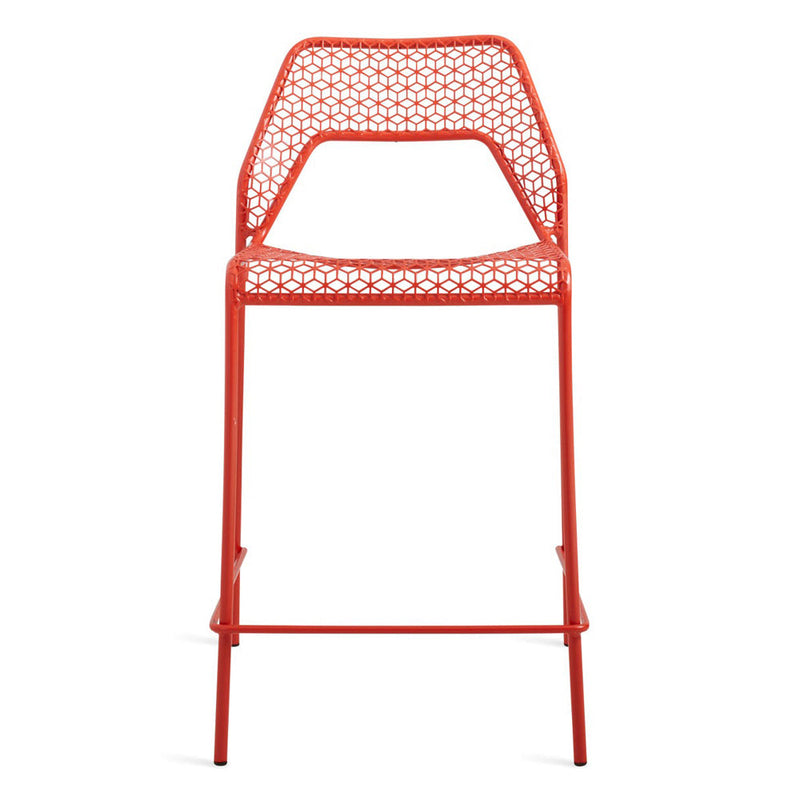 Hot Mesh Counter Stool bar seating BluDot Humble Red 
