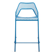 Hot Mesh Counter Stool bar seating BluDot Simple Blue 
