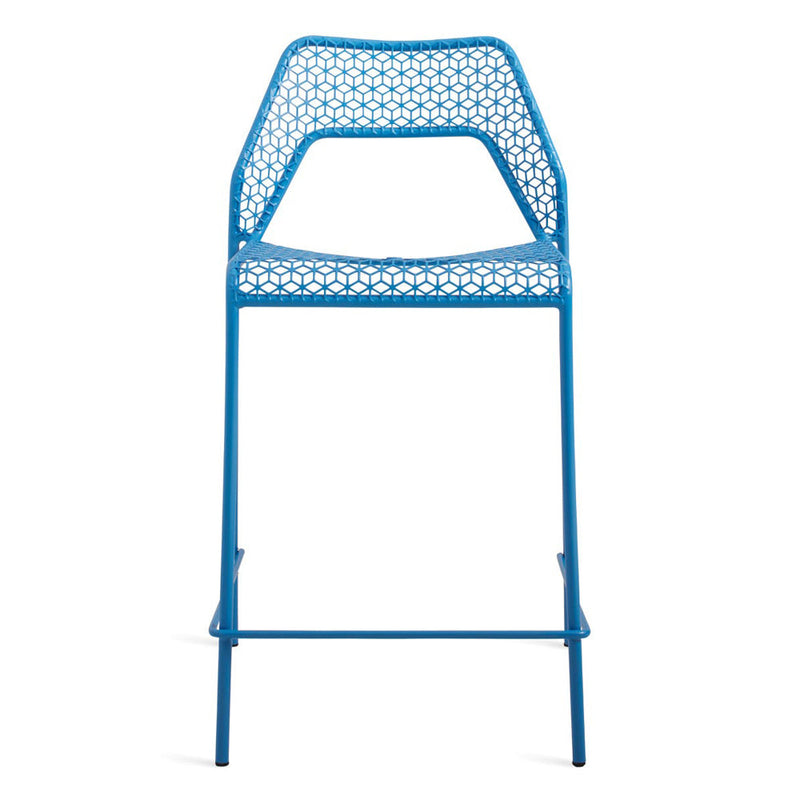 Hot Mesh Counter Stool bar seating BluDot Simple Blue 