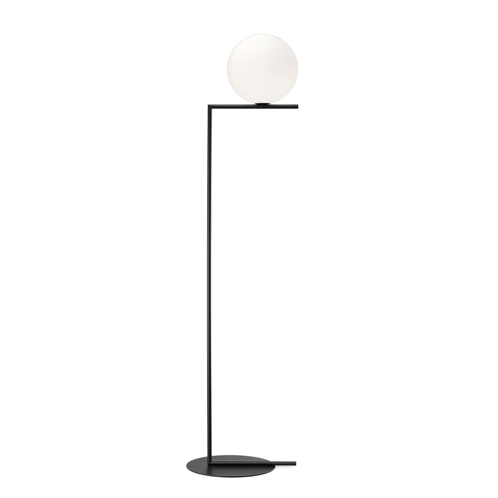 IC F Floor Lamp Floor Lamps Flos F2-Large Black 