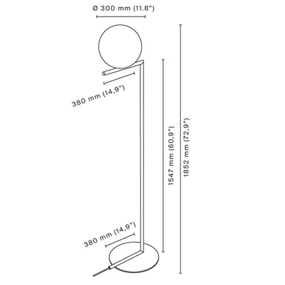 IC F Floor Lamp Floor Lamps Flos 