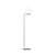 IC F Floor Lamp Floor Lamps Flos F1-Small Chrome 