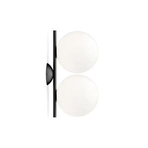 IC Lights Ceiling and Wall Double wall / ceiling lamps Flos Black Small 