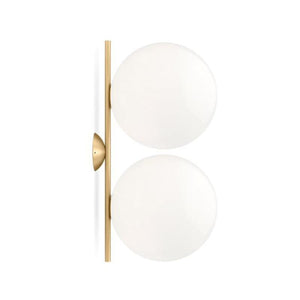 IC Lights Ceiling and Wall Double wall / ceiling lamps Flos Brass Large 