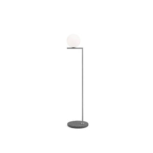 IC Lights Outdoor / Indoor Floor Lamp Outdoor Lighting Flos F1 - 53" H Brushed Stainless Steel / Occhio di Pernice 