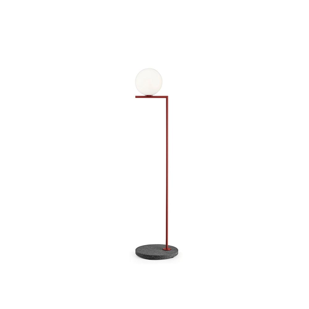 IC Lights Outdoor / Indoor Floor Lamp Outdoor Lighting Flos F1 - 53" H Red Burgundy 