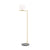 IC Lights Outdoor / Indoor Floor Lamp Outdoor Lighting Flos F2 - 73" H Brushed Brass / Grey Lava Stone 