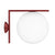 IC Lights Outdoor Wall Sconce Lighting Flos Red Burgundy Large 