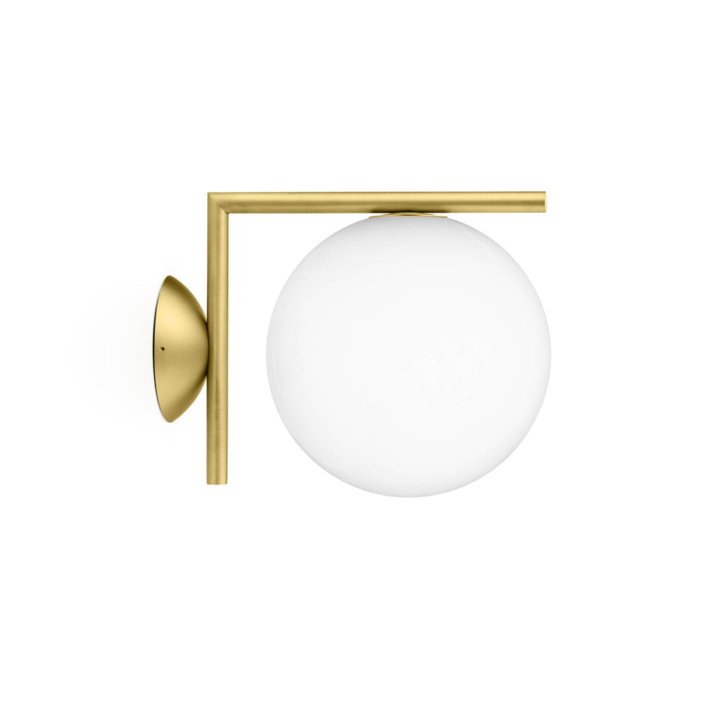 IC Lights Outdoor Wall Sconce Lighting Flos Brass Small 