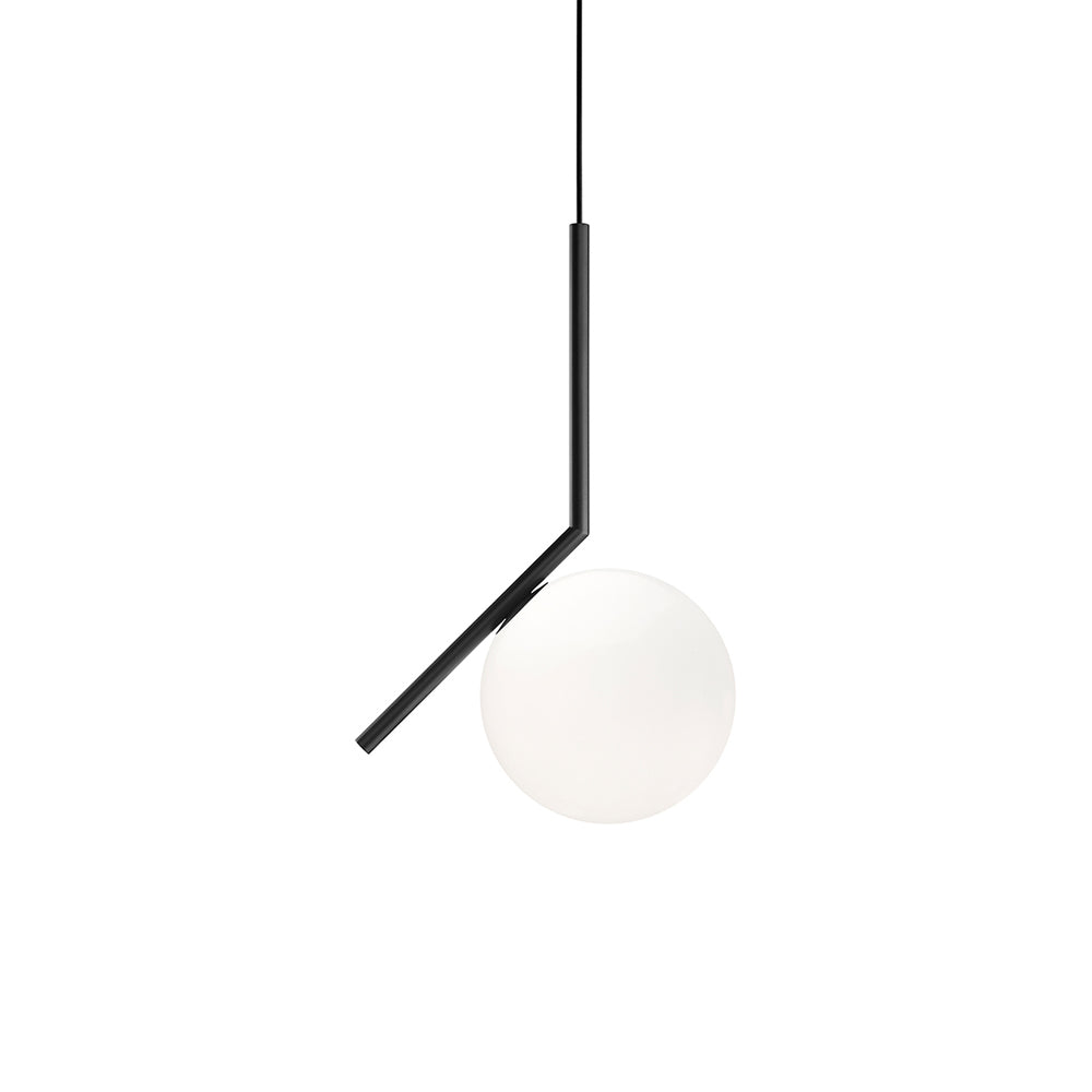 IC S Suspension Lamp suspension lamps Flos Small Black 