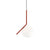 IC S Suspension Lamp suspension lamps Flos Small Red Burgundy 