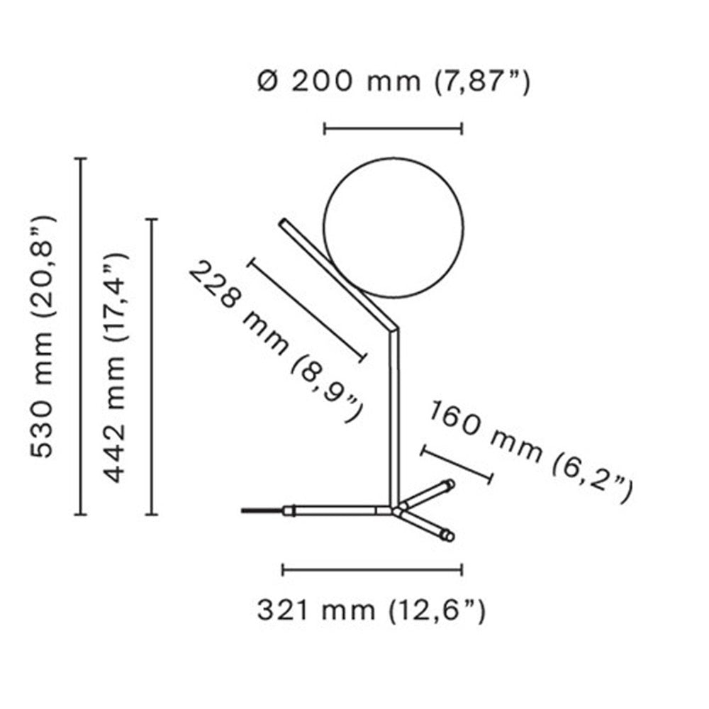 IC T1 High Table Lamp Table Lamps Flos 