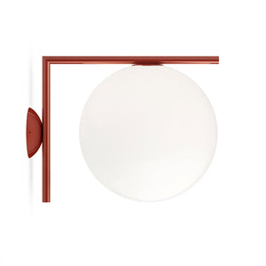 IC Wall/Ceiling Light wall / ceiling lamps Flos Red Burgundy Large 