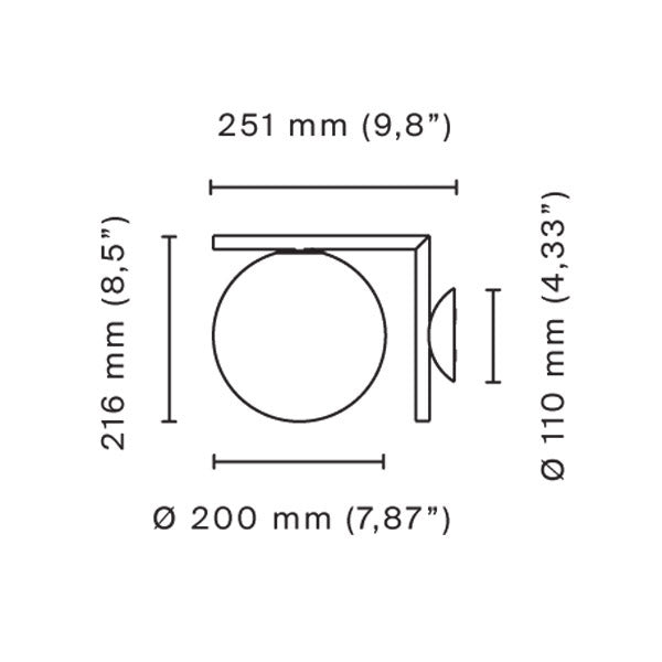 IC Wall/Ceiling Light wall / ceiling lamps Flos 