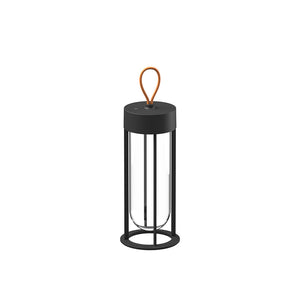 In Vitro Unplugged Portable Lamp Outdoors Flos Black 2700K 