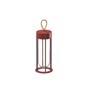 In Vitro Unplugged Portable Lamp Outdoors Flos Terracotta 2700K 
