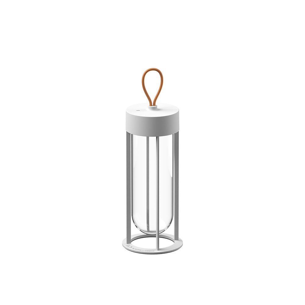 In Vitro Unplugged Portable Lamp Outdoors Flos White 2700K 