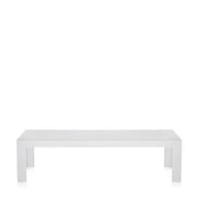 Invisible Side Coffee Tables Kartell Invisible Side - Low 12.4" H Solid Glossy White 