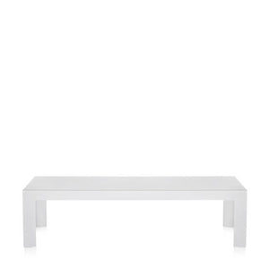 Invisible Side Coffee Tables Kartell Invisible Side - Low 12.4" H Solid Glossy White 