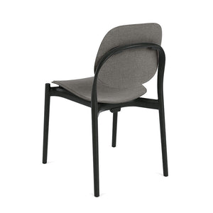 Iquo Chair Armless with Upholstered Seat & Back Side/Dining Knoll 