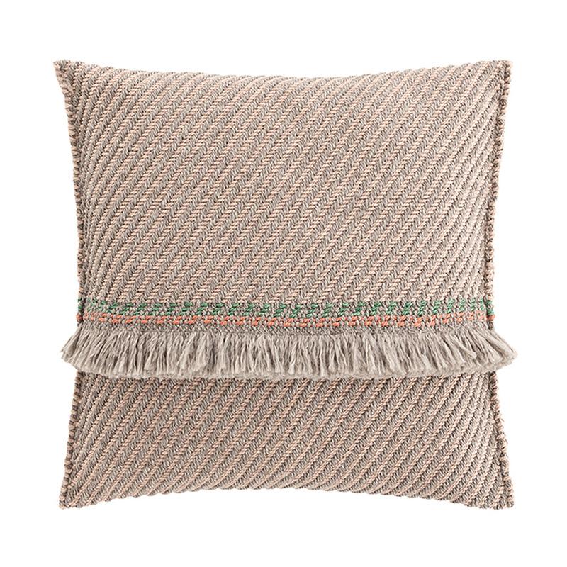 Garden Layers Big Outdoor Pillows Pillows Gan Diagonal almond-ivory 