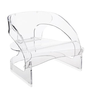 Joe Colombo Armchair- 4801 lounge chair Kartell Transparent Crystal 