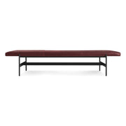 Jumbo Daybench Benches BluDot Oxblood Leather / Oblivion 