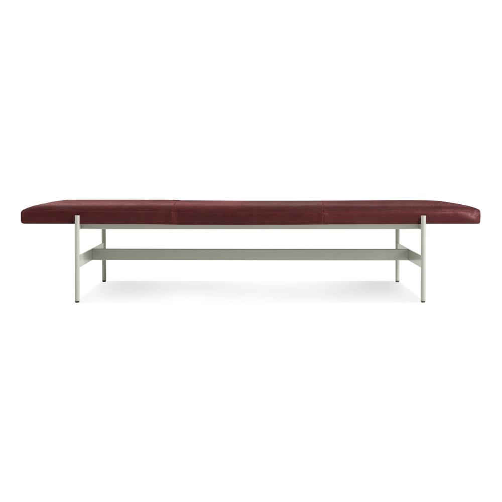 Jumbo Daybench Benches BluDot Oxblood Leather / Putty 