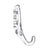 Hanger Hook 4 Unit Packaging Coat Hooks Kartell Large Hook Transparent Crystal 