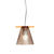 Light Air Hanging - Sculpted Pendant Lights Kartell Amber 