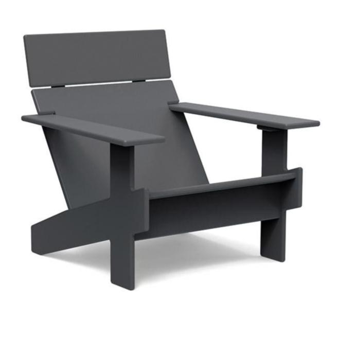 Kids Lollygagger Lounge Chair kids Loll Designs Charcoal Grey 